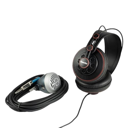 Superlux Studio Headphones & D112C Microphone Bundle