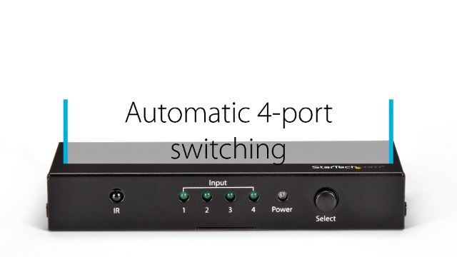 StarTech.com ST124HD20 HDMIスイッチ Amazon.com: StarTech.com 4-Port 8K HDMI Switch, HDMI 2.1 Switcher