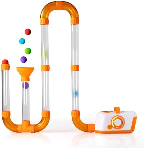 Fat Brain Toys The Original Air Toobz, Air-Powered STEM Building Toys for Kids & Teens, Kids Building Toys, STEM Toys for 3+ Year Old