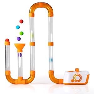 Fat Brain Toys The Original Air Toobz, Air-Powered STEM Building Toys for Kids & Teens, Kids Building Toys, STEM Toys for 3+ Year Old