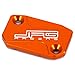 JFG Racing Tapa de la Cubierta del Fluido del depósito de Frenos Delantero de la Motocicleta - K.T.M 125-530 SX SXF EXC XCF XC XCF XCF-W EXC-F SXR EXC-R SMR 05-16