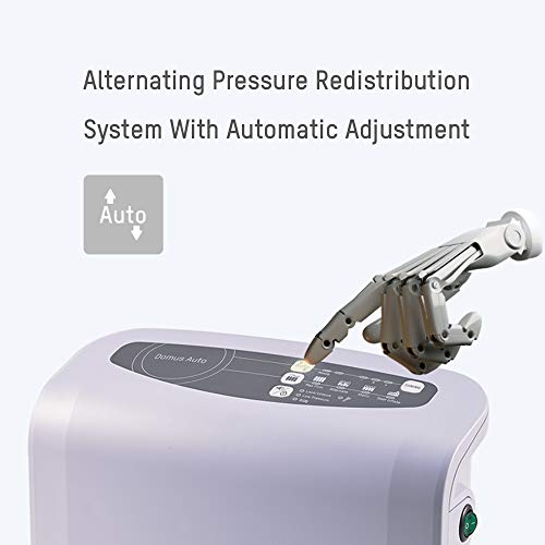 Apex Medical Domus Auto- 8" Weight Sensing Technology Alternating Mattress - Automatic Pressure Adjustment - Cell-on-Cell Design - Pressure Ulcer Prevention- Fits Hospital Bed