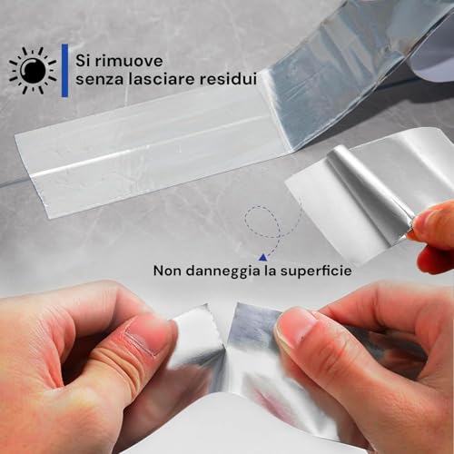 Dichtband aus Aluminium, hitzebeständig und wasserfest, Aluminiumband für Rohrreparaturen, aus Aluminium, 48 mm x 10 m