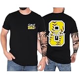 NAZENTI Personalized Softball Dad Shirts for Men, Custom Softball Dad Outfits, Tball Papa T-Shirt, Sweatshirt, Hoodies, Fathers Day, for Softballs Papa, Grandpa 1