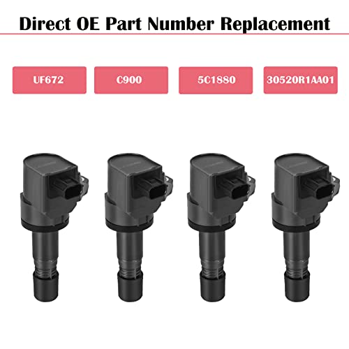 Lcwrgs 156125 Set Of 4 Ignition Coils Fits thumb #4