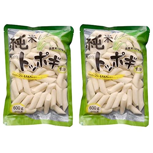 珍味堂 純米 トッポギ 600g×2個セット◆もちもちして美味しい～ 韓国食品 韓国料理 韓国食材 簡単料理 業務用 お餅 韓国餅