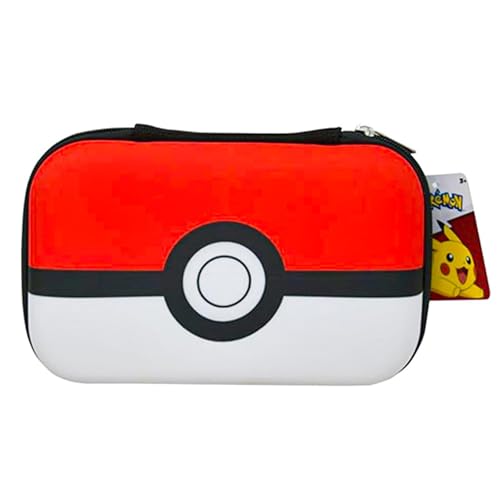 Image of Pokemon Poke Ball Pencil Case with Zipper for Kids
