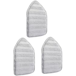 CLEANHOME Microfiber Replacement Pads, 3 Pieces | Suitable for Tub Tile Scrubber Brushes, ASIN: B09GF2LSZ8