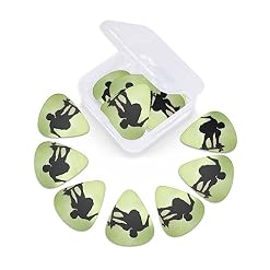 Lot de 12 médiators tendance et durables pour guitare électrique et basse dans une boîte pour ukulélé - Les Beatles, Paul McCartney, John Lennon, RIngo Starr, George Harrison Lot de 12 médiators tendance et durables pour guitare électrique et basse dans une boîte pour ukulélé – Image 6