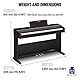 Yamaha ARIUS YDP-105 Digital Piano, schwarz – Modernes und stilvolles Digitalpiano für Einsteiger und Hobbyspieler – Authentisches Klavierspiel