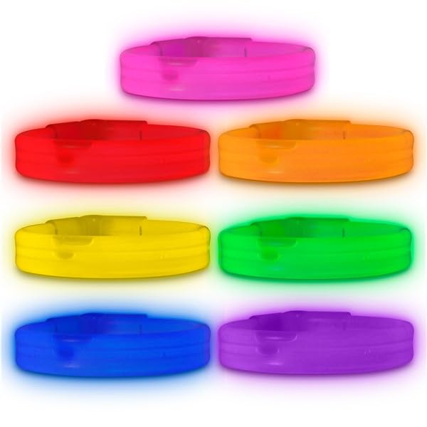 Party Expresss Glow In The Dark Triple Wide Bracelets -1PC (B0BGT4HTK4) Amazon Price History, Amazon Price Tracker