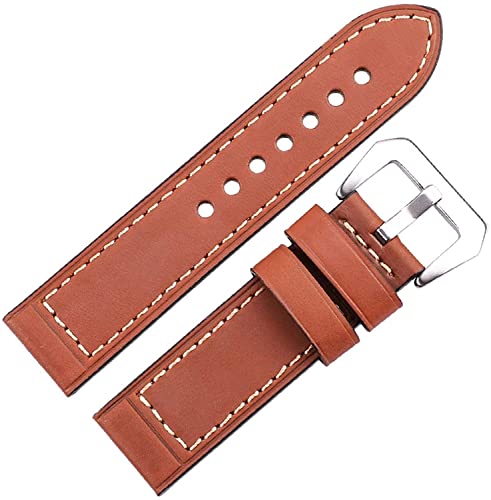Bracelet de montre en cuir fait main 22mm style rétro chic