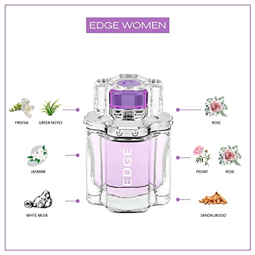 Swiss Arabian Edge - Luxury Products From Dubai - Long Lasting And Addictive Personal Edp Spray Fragrance - A Seductive, Signature Aroma - The Luxurious Scent Of Arabia - 3.4 Oz #TOP3