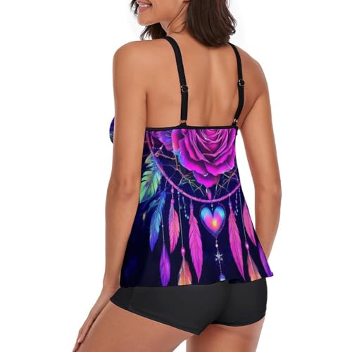 Women Two Piece Swimsuits Monokini Backless V Neck Swimwear Elegant Beachwear3