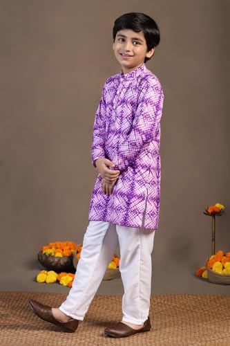Image of Fashion Dream Boys Cotton Blend Geometric Kurta Pyjama Set|Boy Kurta Set|Kurta Pyjama Set|Ethnic Set|Kurta Pyjama|Ethnic Set|Kurta And Payjama Set|Kurta Set