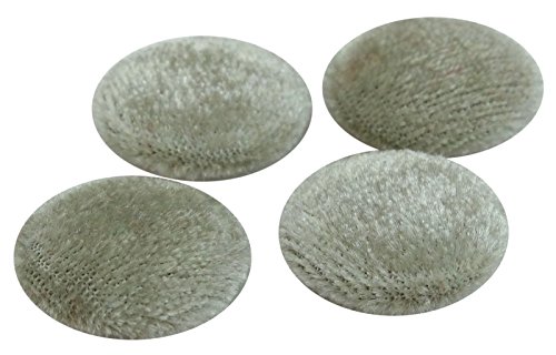 Knitwit 12 Pieces Solid 2 Holes Sewing Velvet Fabric Cloth Covered Scrapbooking Craft Buttons #TOP3