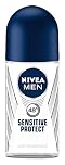 Nivea Men Sensitive Protect Roll-On Deodorant Antiperspirant 50 ml (Pack of 3)
