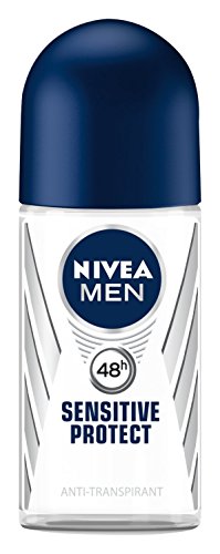 Nivea Men Sensitive Protect Roll-On Deodorant Antiperspirant 50 ml (Pack of 3)