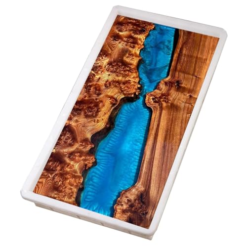 KONBANZE Epoxy Resin molds River Table Reusable Molds molds for Resin Resin Supplies Solid Casting Epoxy Resin Mold for River Table Resin deep Pouring Projects (2315)