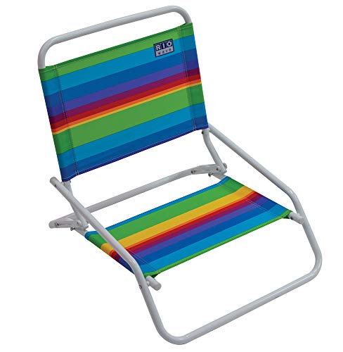 Rio Beach Wave 1-Position Beach Folding Sand Chair