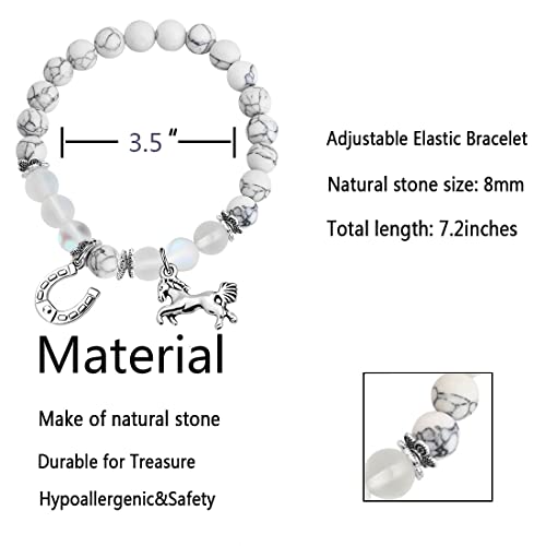 FUSTMW Horse Pendant Necklace Horse Lover Gifts for Horse Rider Equestrian Gifts Horse Horse Inspirational Gift2