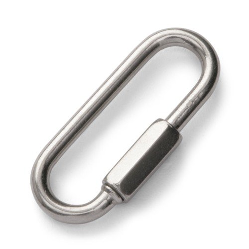 Steelgear 6Mm Quick Link (Large Opening) - A4 (Marine Grade) Stainless - 2 Pack