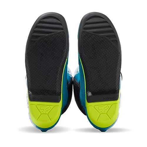 FOX RACING Botas para motocross COMP, azul/amarelo, 13