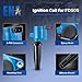 ENA Set of 4 Blue Ignition Coil Pack Compatible with Mazda Mercury Ford CMax EcoSport Escape Focus Fusion Ranger Transit MKZ 3 6 Tribute Mariner Milan 2.0 2.3 2.5 Replace# FD505 UF621 DG522 9E5Z12029A