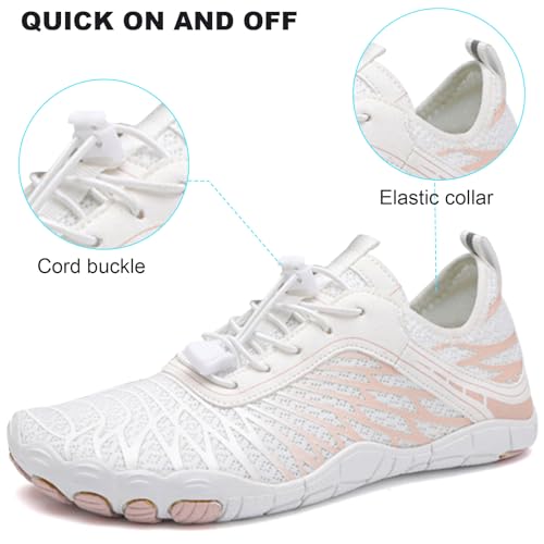 Hike Barefoot Shoes for Women Men 2025Newly Pro Water Shoes Wide Toe Box Grounded Comfort Footwear Breathable Zero Drop Footwear for Beach Pool Aqua Swim Surf Hiking Walking3