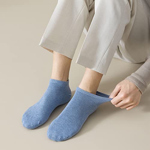 Image of MAGIARTE Womens Cotton Ankle Socks Low Cut Athletic Casual Mutil Color No Show Running Socks for Women