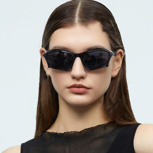 Trend Steampunk Sunglasses Goggle Women Men Fashion Sun Glasses Punk Eyewear Female Mirror Shades Eyeglasses UV4003