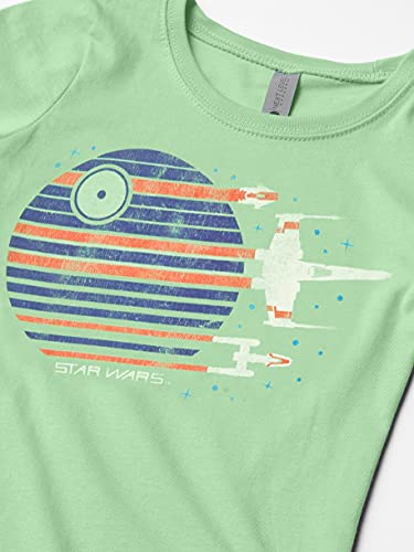 Image of STAR WARS Rebel Flyby Girl's Heather Crew Tee