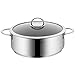 Produktbild WMF Vignola Schmortopf Induktion, Kochtopf mit Glasdeckel 28 cm, Schmortopf 5,0l, Cromargan Edelstahl poliert, beschichtet
