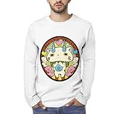 [BAKYAR] 長袖tシャツ 妖怪ウォッチ プルオーバー インナーシャツ メンズ レディース 大きいサイズ クルーネック 柔らかい肌触り 春秋冬服