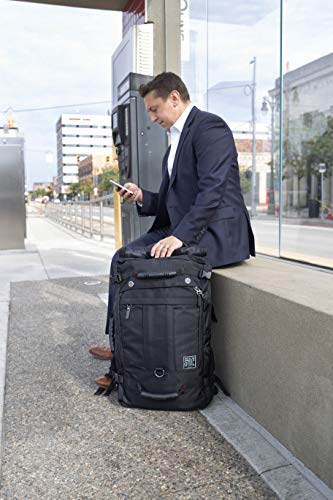 American Stoic Sophrosune Carry On Luggage Backpack - 50 Liter TSA Friendly– Convertible From 19” Laptop Backpack For Travel To Carryon Duffel Bag – 22x14x9 (43 linear) Inches