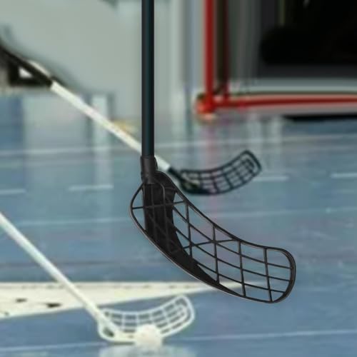 kowaku Floorball Blade, Inline Hockey Stick Blade, Easy Install PE Lightweight for 18mm Sticks, Floorball Hockey Stick Head, Black Left Hand - Thumbnail 4