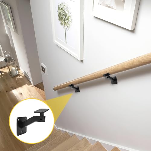 Support de main courante carré réglable et orientable pour escalier