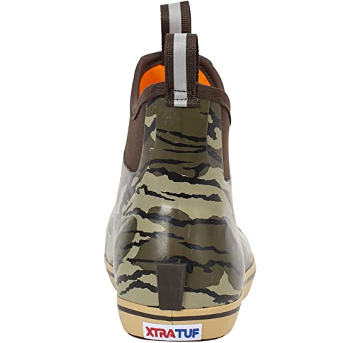 Image of XTRATUF 6 inch Men's Ankle Deck Boot - Lightweight, 100% Waterproof Rubber Footwear - Non-Marking, Slip-Resistant Outsole - Moisture-Wicking Liner