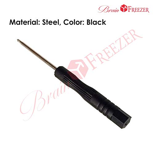 Image of Brain Freezer Pack Of 2 Hexagon Shaped Mini Screwdriver for Watches, Glasses repair maintenance Tool Black