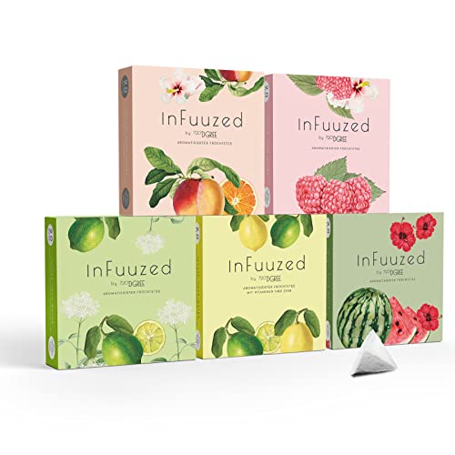 720°DGREE Sabor para Agua 'InFuuzed' - Envase 5 Sorbos - Bebida fría sin Azúcar, Calorías - Naturalmente deliciosa para tu botella - Alternativa a limonada, té helado, jarabe, pastillas efervescentes