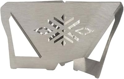 BESPORTBLE Pour Over Coffee Dripper Filter Holder Stainless Steel Portable Coffee Cone Filter Holder for Office Home Travel Picnic Camping