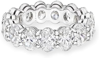 Oval Cut Diamond Eternity Band, VS F Quality, 7.5 CT Total Weight...