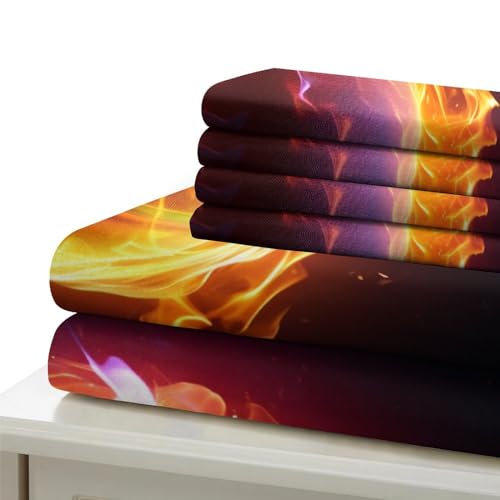 Housse de couette basketball pour lit double 200x200 cm avec 2 taies - 6