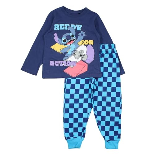 Disney Pyjama Juego de Pijama, Azul Marino, 6 años para Niñas