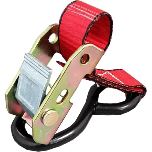 Everest Premium Cambuckle Straps – 1 PK – 1 IN – 15 FT – 500 LBS Working Load – 1500 LBS Break Strength – Ratchet Tie Down Alternative – Cargo Straps Perfect for Moving Appliances, Lawn Equipment and Motorcycles