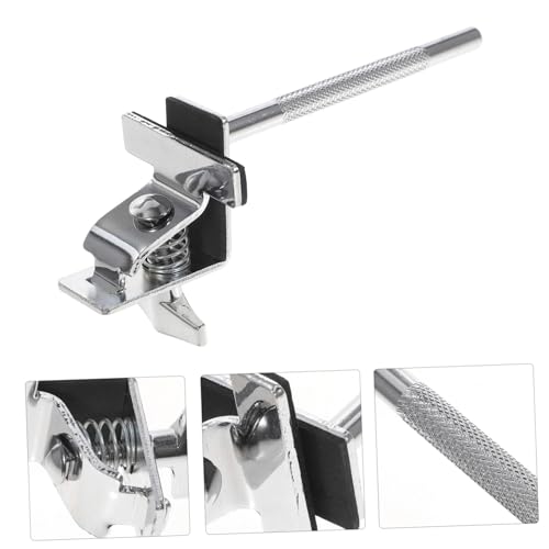 Beavorty Soporte para Caja de Tambor con Abrazadera para Cowbell para Batería miniatura 4