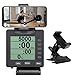 Produktbild Handyhalterung für Concept 2 Rudermaschinen-Monitor, verstellbare drehbare Smartphone-Halterung / Handyhalterung kompatibel mit PM 2/3/4/5 Monitoren von RowErgs(Concept 2 Ruder) - Schwarz