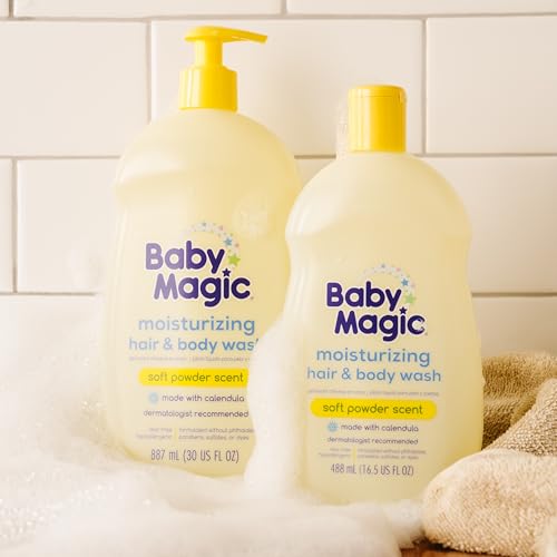 image for Baby Magic Moisturizing Hair & Body Wash | Specially Formulated for Ba