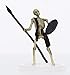 Characters of Adventure - Skeleton Spearman - Plastic Miniature for D&D or Pathfinder
