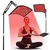 Red Light Therapy for Face and Body, Red Infrared Light Therapy Lamp with Stand Led 660nm Red Light-Therapy& 850nm Infrared Light Device for Body